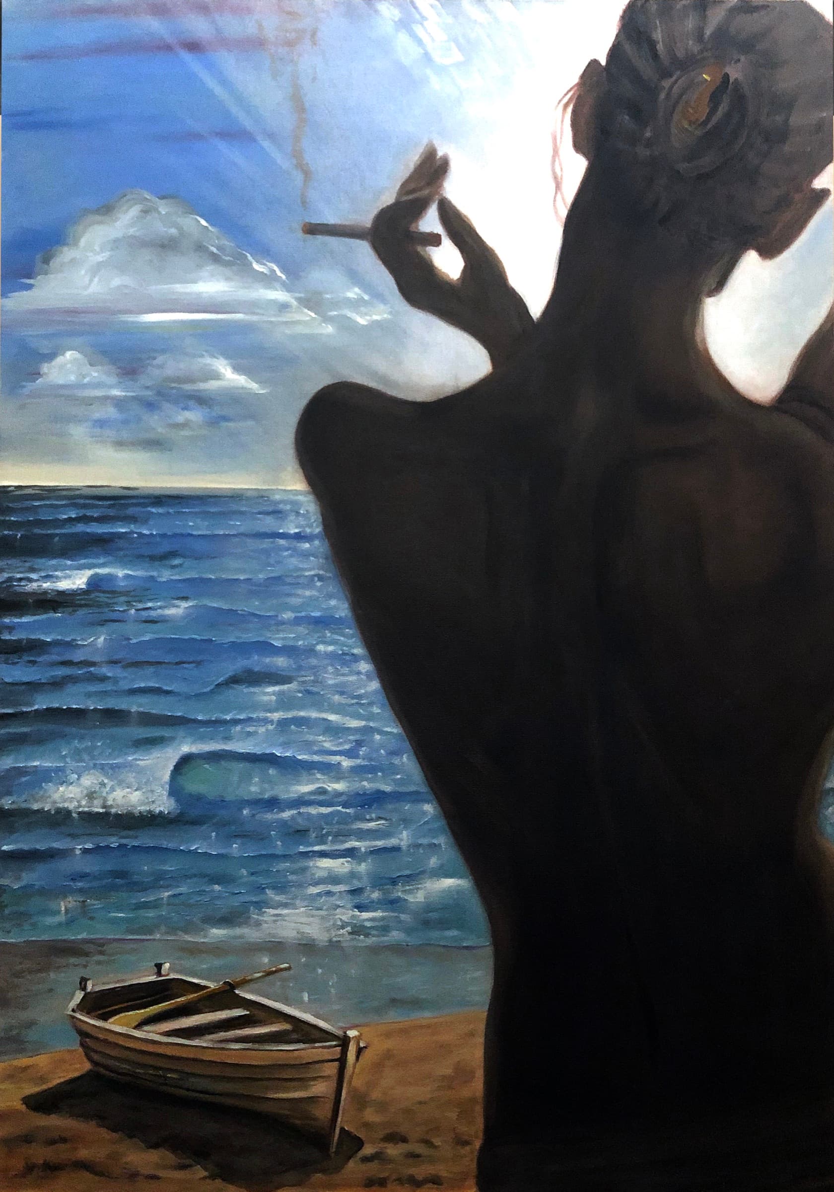 Alone by the sea